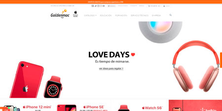 Captura web goldenmac